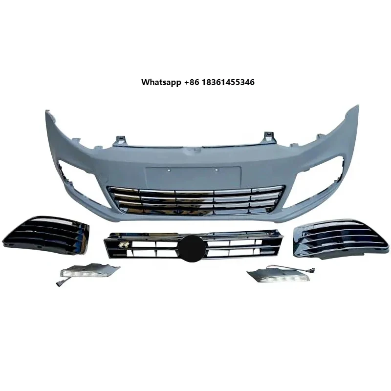 

Car Front Bumper Assembly With Grille Exterior Parts 2009-2017