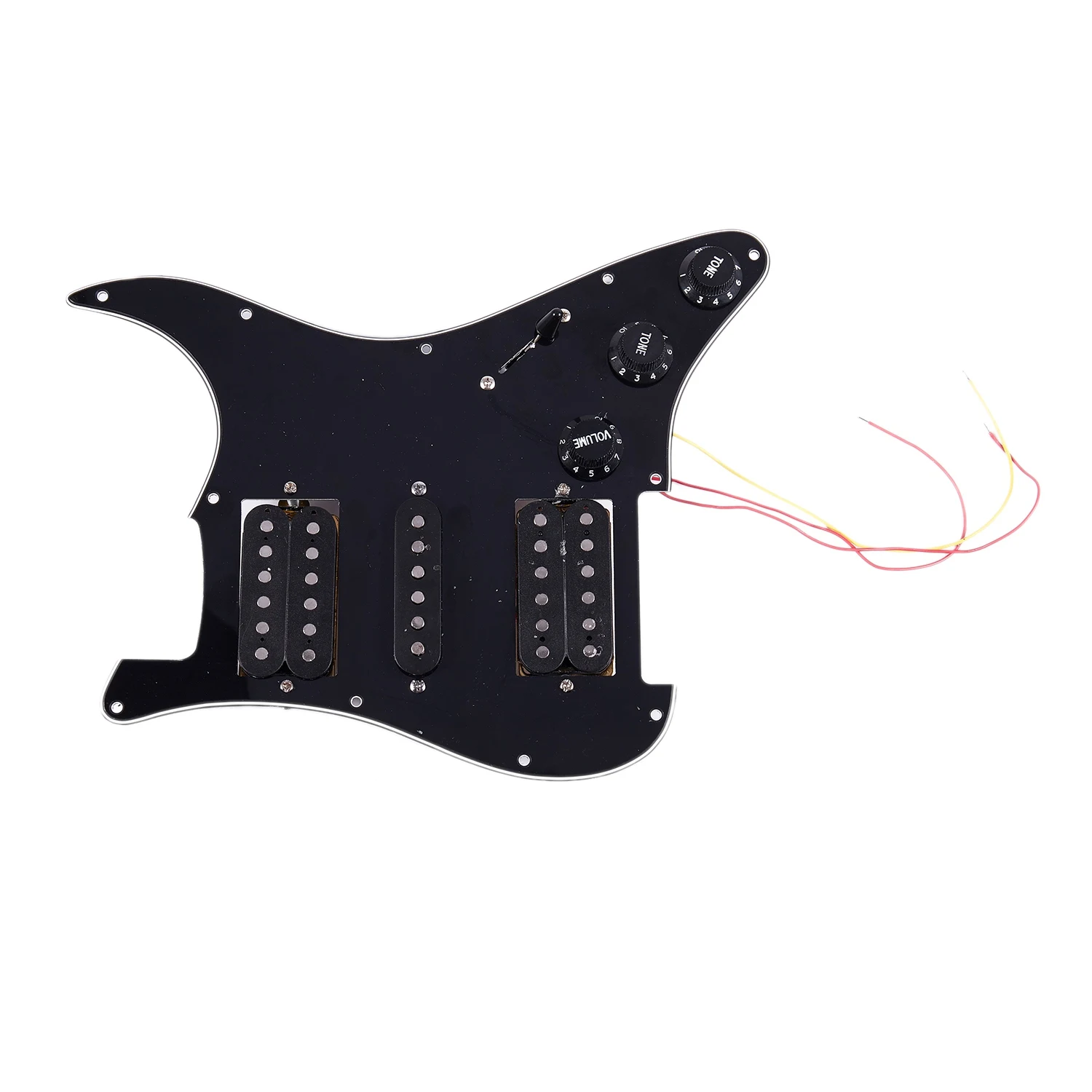 

Loaded Prewired Electric Guitar Pickguard 11 Hole Hsh Pickups Pre Wired Single Coil Humbucker Magnet