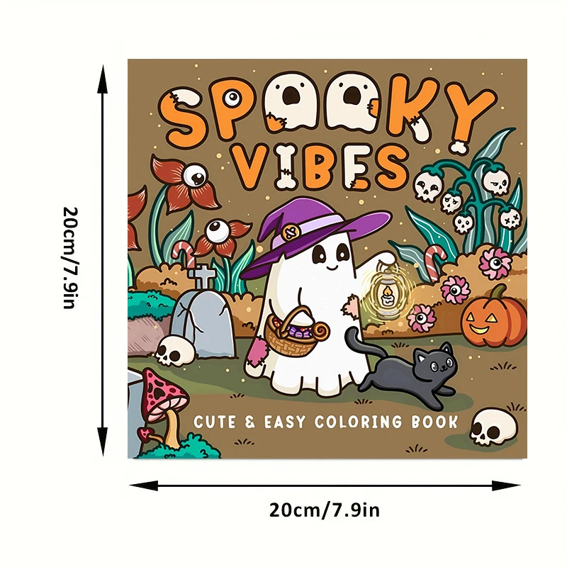 28 صفحة كتاب تلوين مخيف للبالغين | كتاب التلوين، لوازم الرسم لعيد الميلاد وعيد الشكر #2