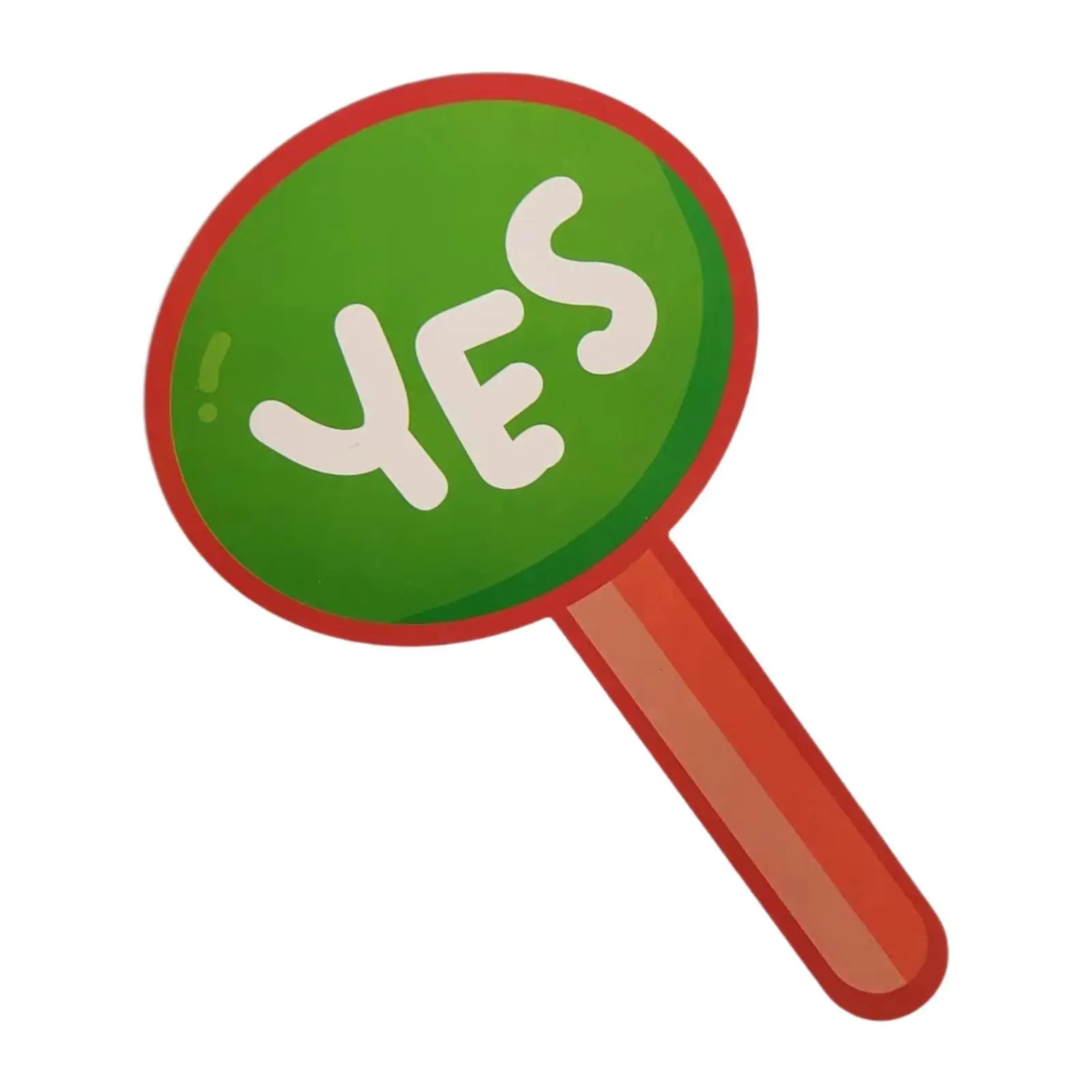 Yes No Classroom Signs Portable Handheld Reusable Classroom Voting Paddle