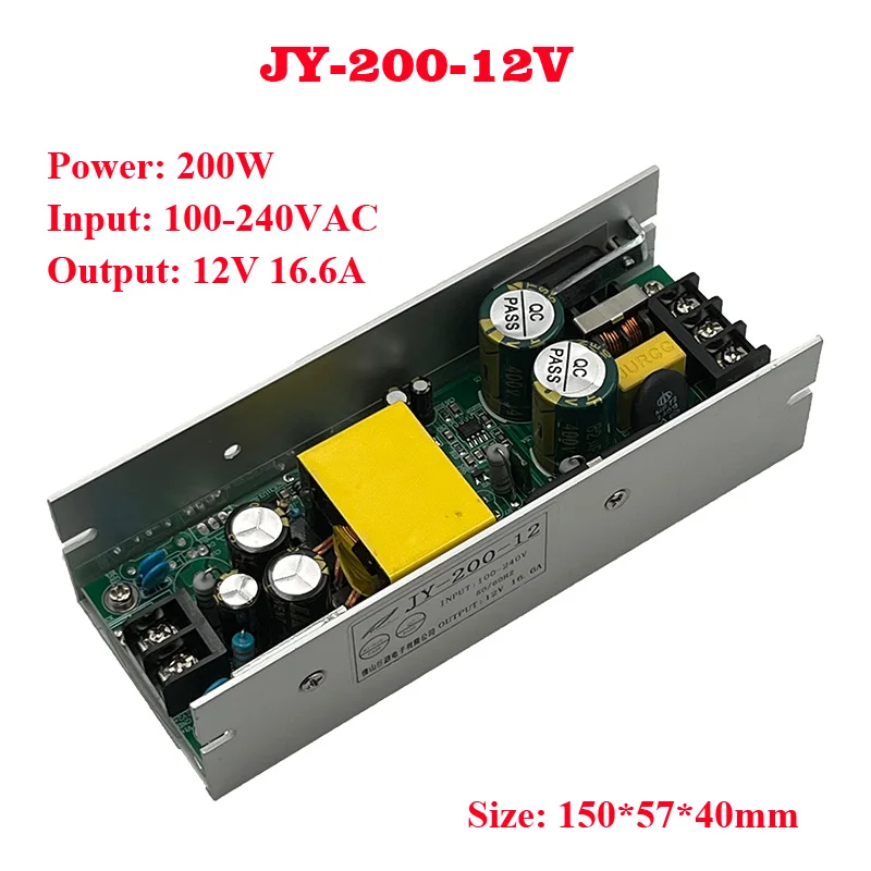JY-200W Power Supply DC12V 24V 36V Switch Power Board for Strip Wall Washer, Par Light, Moving Head Light