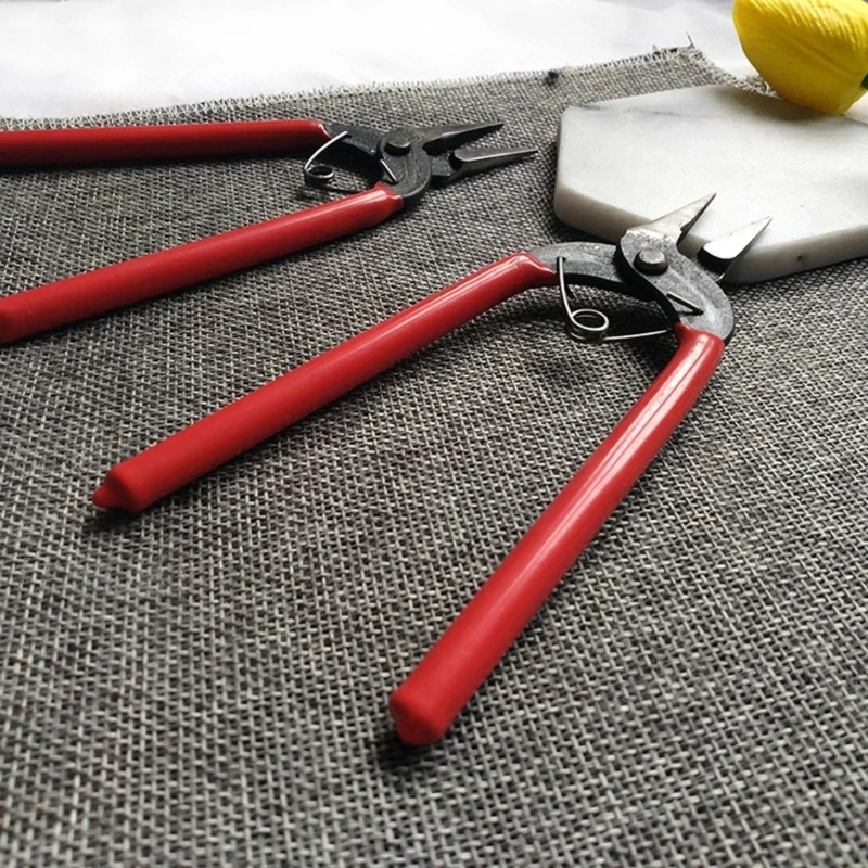 Convenient Handheld Alloy Plier Practical Long Handled Plier Jewelry Making Pliers Equipment for Home and Workshop Use