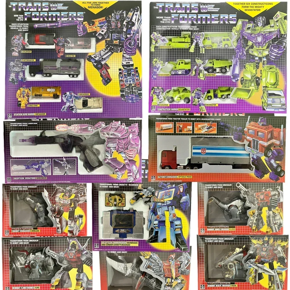 Transformetion G1 Reissue นายกรัฐมนตรี menasor แจ็คล้อล็อกแมลง Shockwave ตุ๊กตาขยับแขนขาได้รวบรวมของเล่นแม่พิมพ์เค้กซิลิโคน