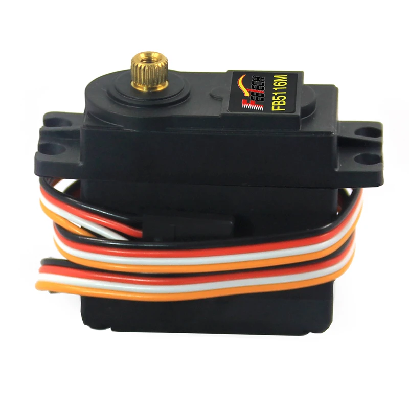 FB5116M 15KG Digital Servo Metal Gear Core Motor with Position Feedback 300° Uncontrollable for 1:8/1:10 RC Car Airplane Part