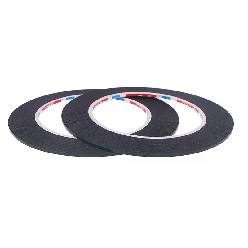6.Pair of Durable Adhesive Foam Strips, 2/3/4mm on 10m roll - Ideal for Frameless Display LCD Screens or TVs