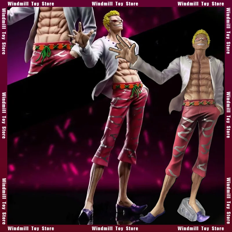 

29cm Donquixote Doflamingo ONE PIECE Anime and Games Peripheral Model Doll Figures Decoration Toy Collections Room Decorations