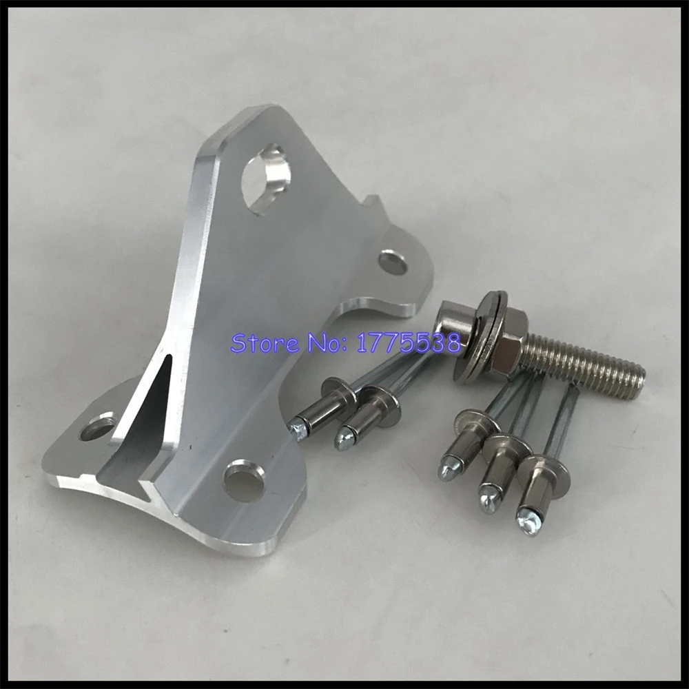 Aluminum Alloy Motorcycle Exhaust Muffler Bracket CNC Fixation Bracket for Motorcycle Exhaust Escape Demper Tailpipe Leakage