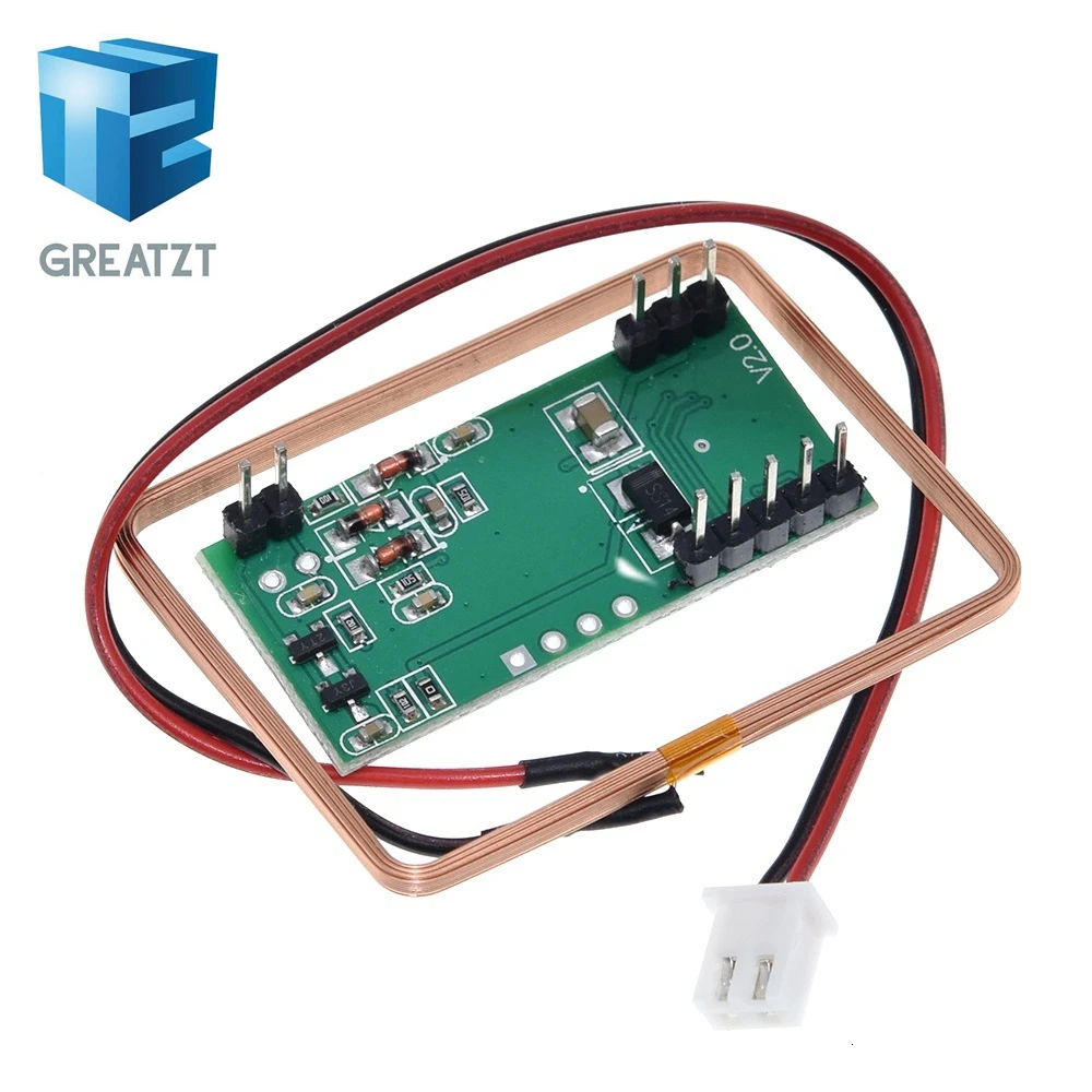 GREATZT UART 125Khz EM4100 RFID Card Key ID Reader Module RDM6300 (RDM630) For Arduino