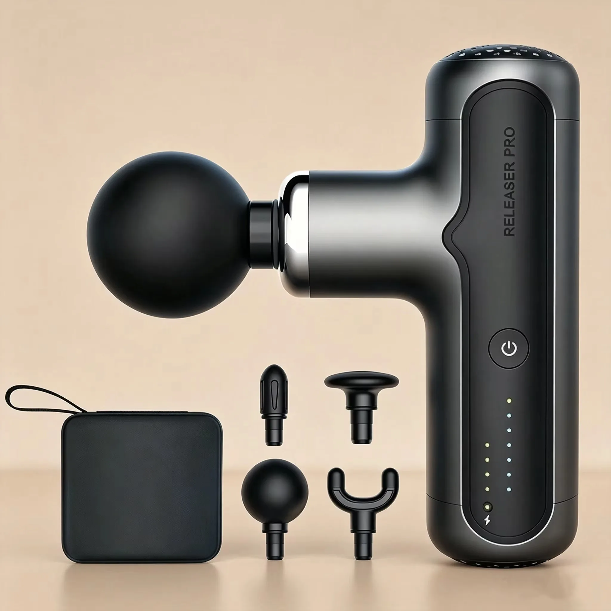 Mini Brushless Motor Electric Massage  Multi Heads Deep Tissue Muscle Relaxation Body Massager