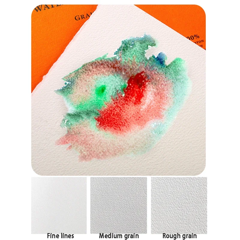 ARCHES Canson Watercolor Paper Cotton 300g Pro Artist Painting/Drawing Papers Fine Medium Coarse Grains 20Sheets Art Supplies