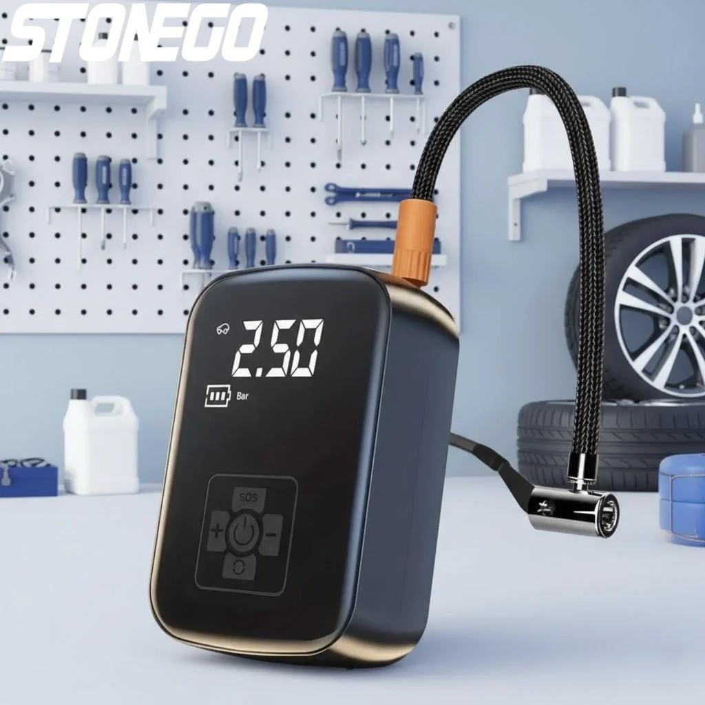 

Portable Digital LCD Wireless Car Air Compressor Motorcycle Bicycle Boat Tire Inflator Pump