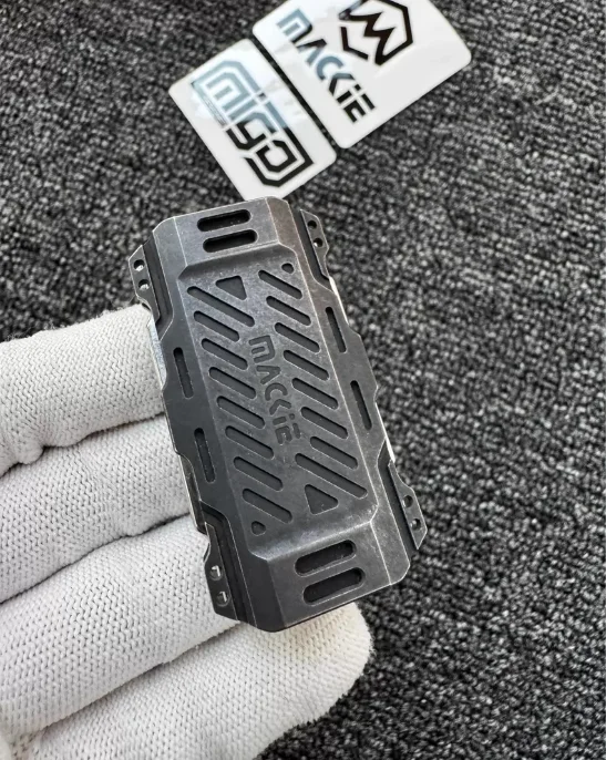 Mackie CP2s Stainless Steel Push Plate EDC Metal Decompression Toy