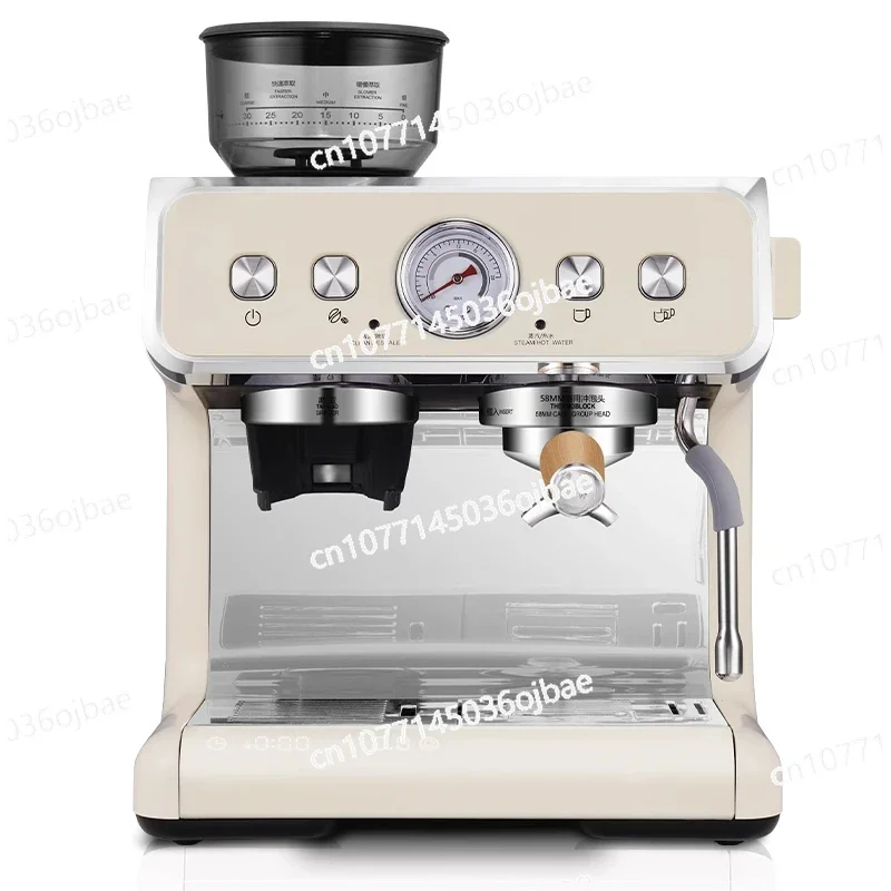 

Second Generation S Coffee Machine, Double Heating, Full Semi-automatic, Home and Commercial, Italian Grinding Machine