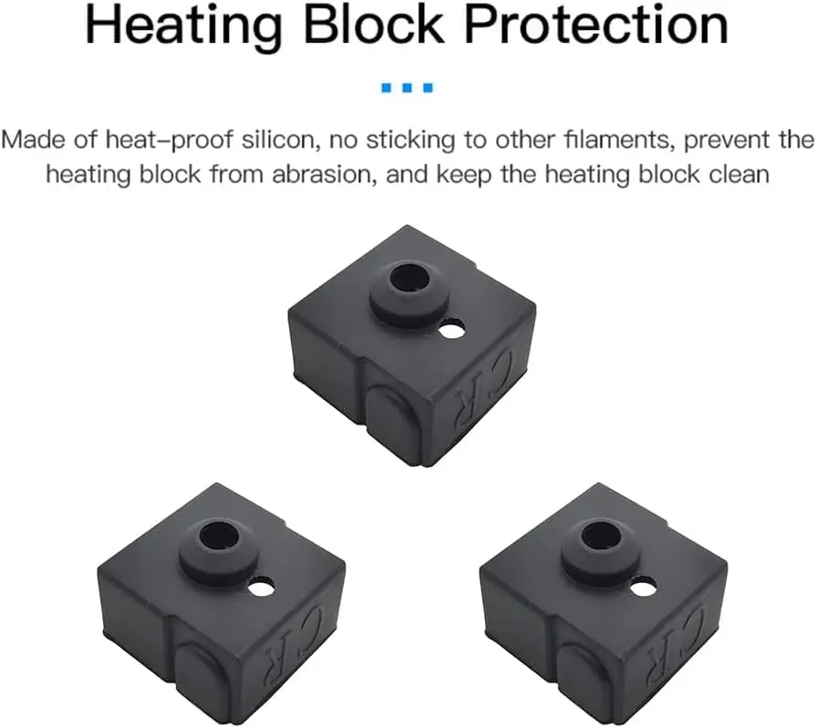 Creality Ender 3 V2 Neo Silicone Sock Heater Block Cover for Ender 3 Max Neo/CR‑6 SE/CR‑10 Smart Hotend Extruder 3D Printer Part