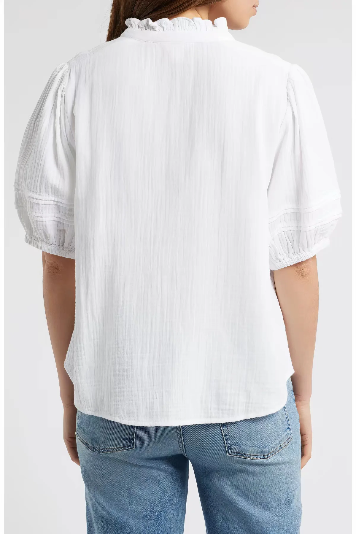 Women's plus Size Cotton Linen T-shirt Vintage Art Loose Open Cardigan Top Summer Half Sleeve Shirt for Casual Wear