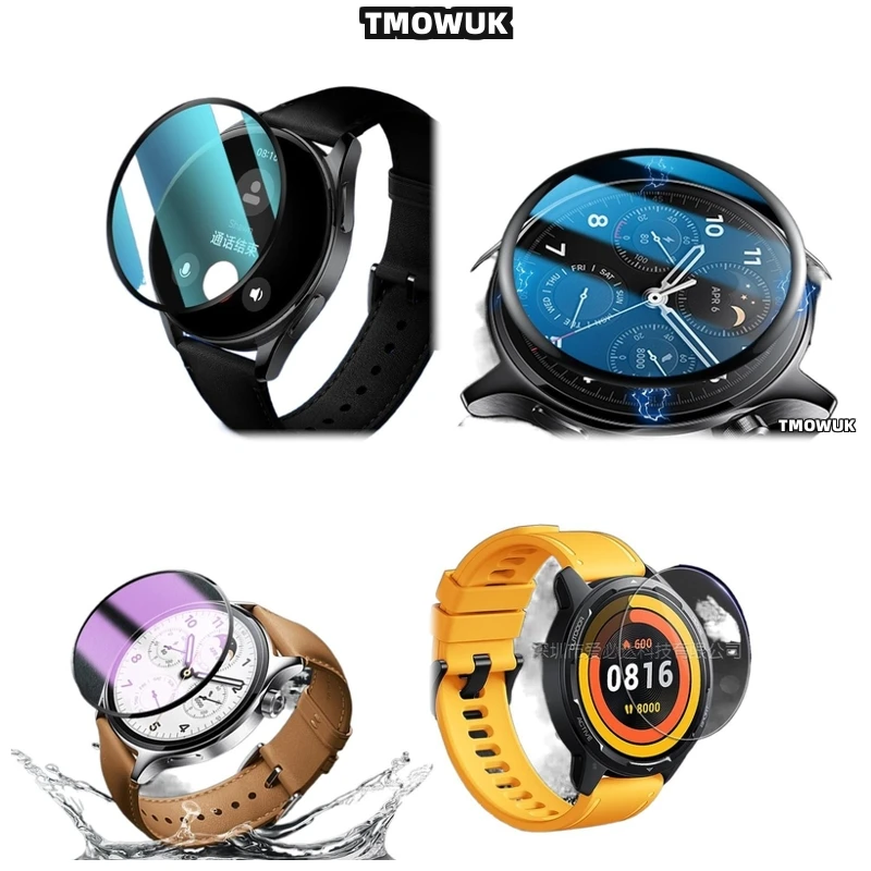 

For Xiaomi Watch Watch S1 S3 Pro S4 Sport, Ultra-Thin Tempered Glass, 9H Hardness HD Anti-Scratch Screen Protector