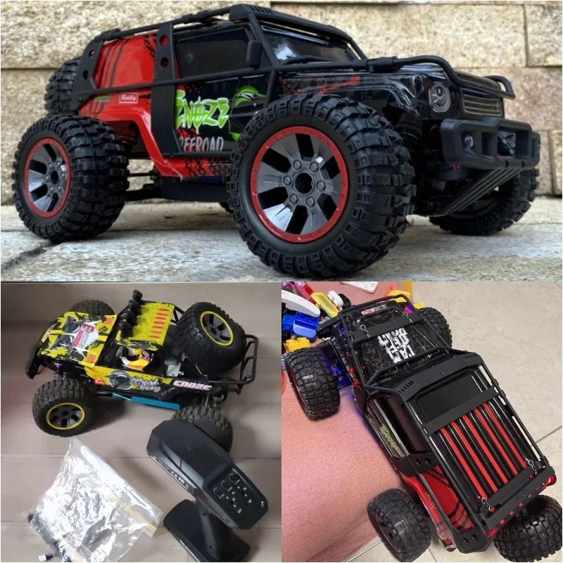 1:10 4wd Rc Car Large Size waterproof Short Course Off-Road Racing Vehicle Brushed 48km/H Speed 2.4g Remote Pro Racing Chassis