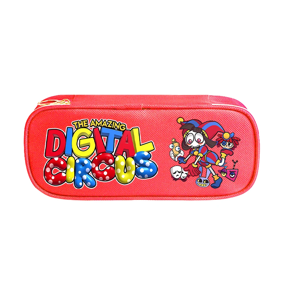 The Amazing Digital Circus Pencil Case Anime Pencil Cases Kids Cartoon Stationery Kawaii Pencil Bags Children School Supplies