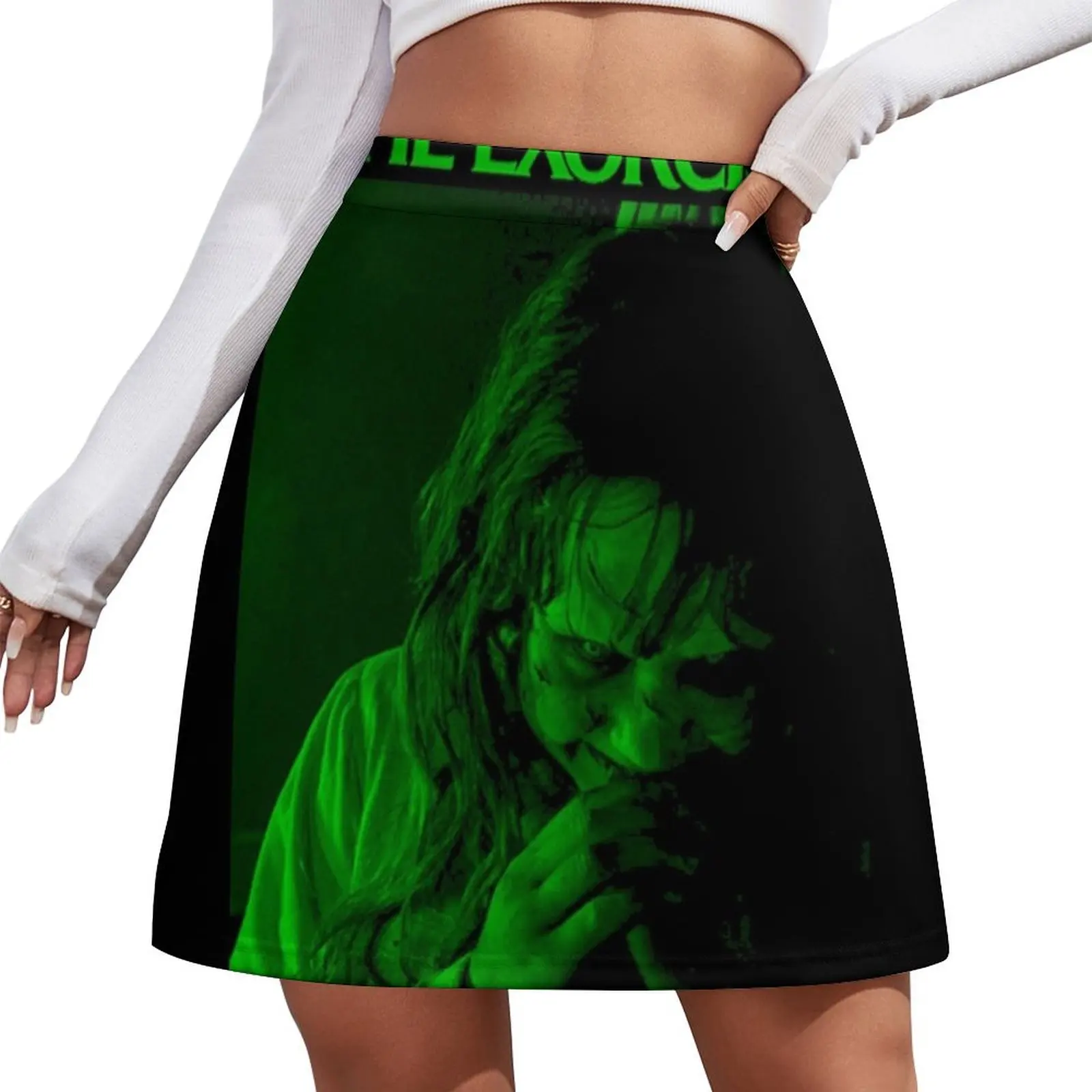 

The Exorcist Green Mini Skirt skirts for woman women's summer clothing 2025 Dresses Mini Skirt