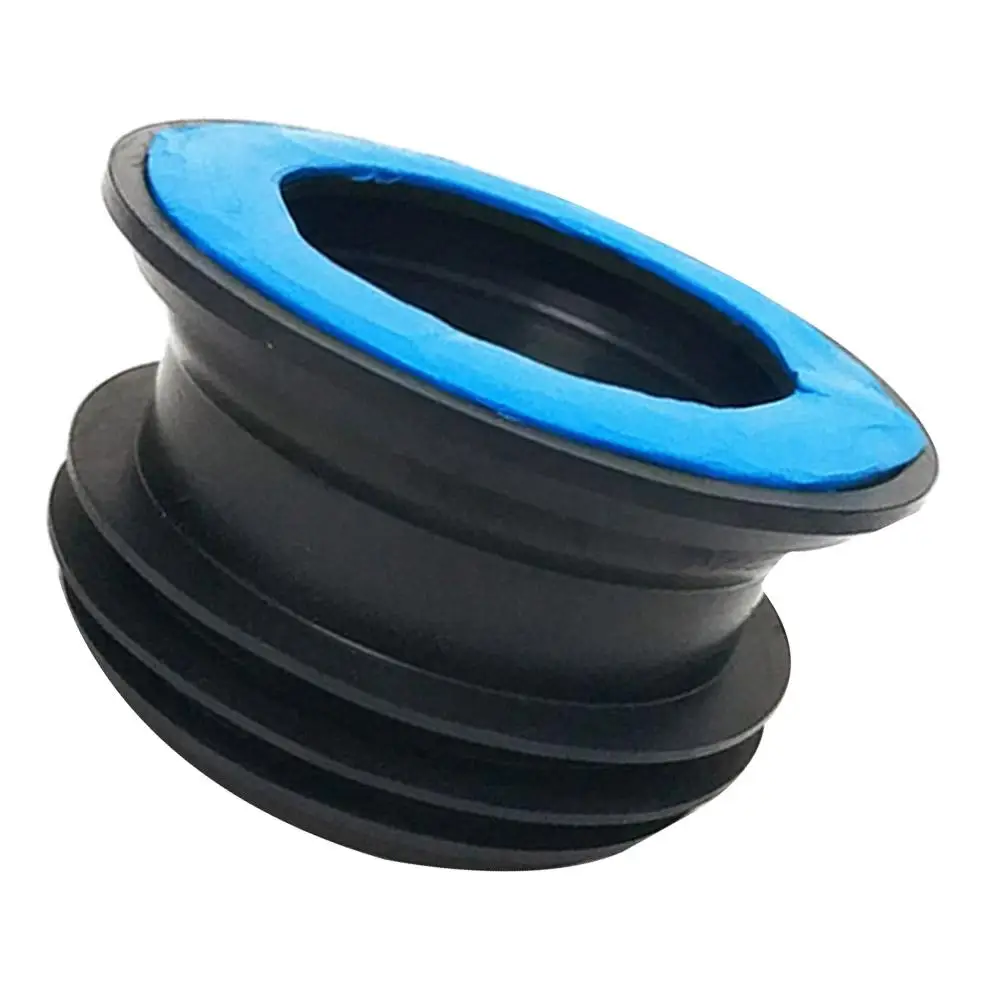 Toilet Seal Flange Ring Odor Resistant Drain Pipe Sealing Ring Thickened Rubber Material Super Strong Sticky Excellent Sealing