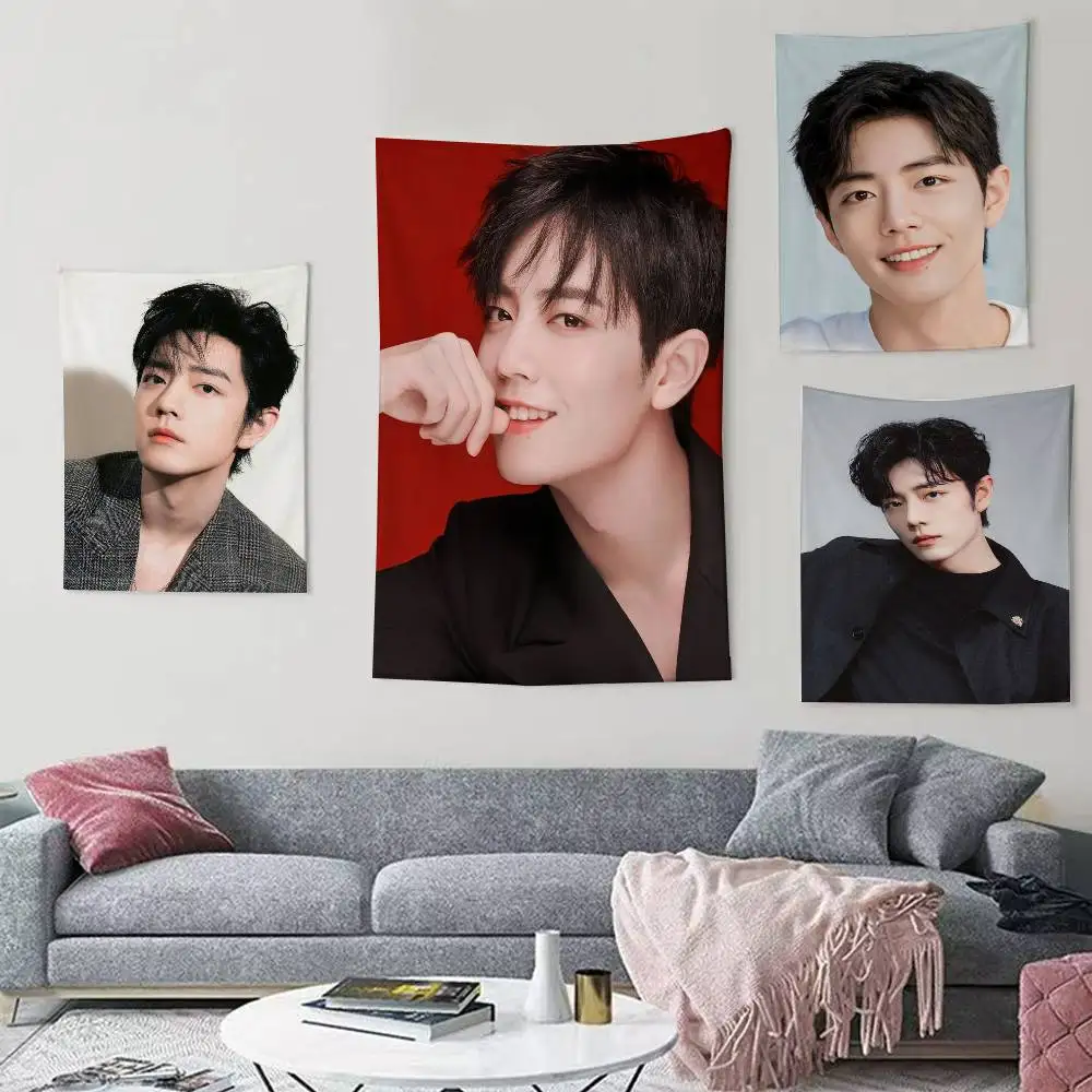 

xiao zhan Flags Wall Hanging Background Art Banner for Bedroom Home Outdoor Decor