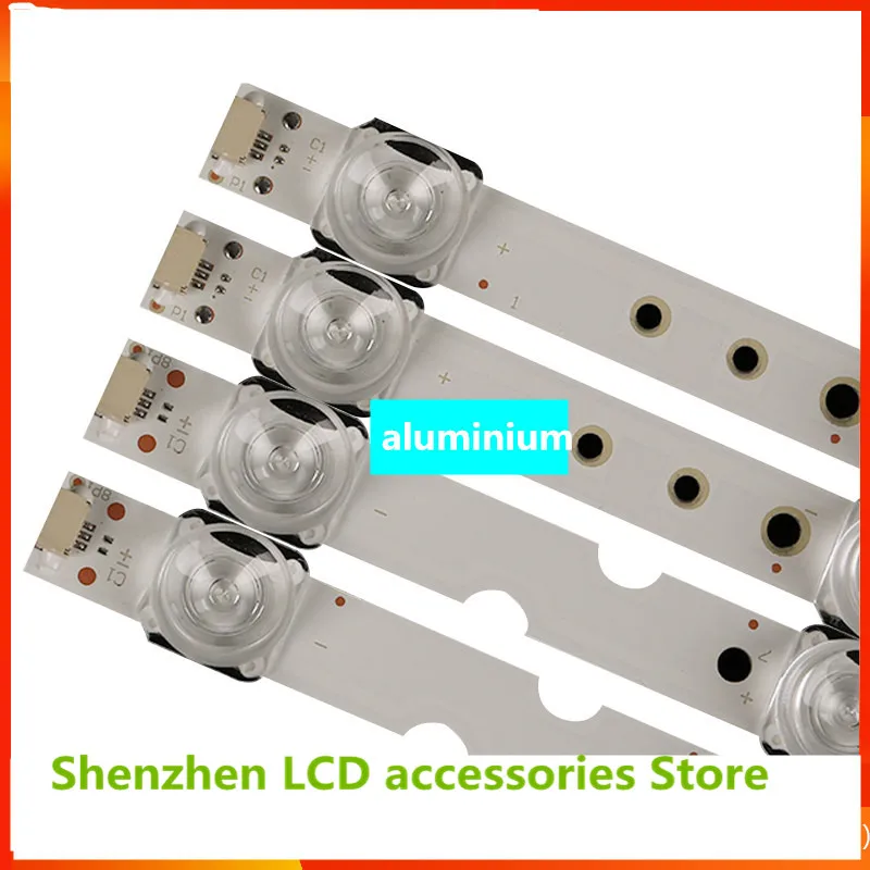 8ชิ้น/ล็อต100% ใหม่LCD TV Backlightบาร์4C-LB5507-HR02J 4C-LB5508-HR02Jพื้นผิวอลูมิเนียม