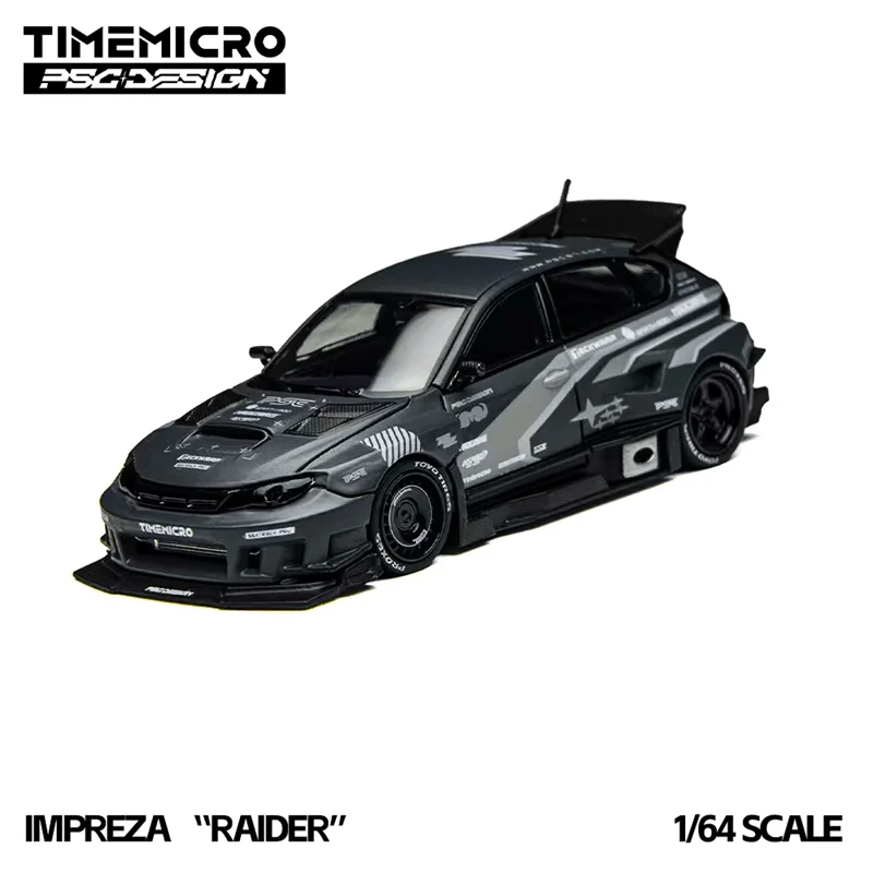

Коллекционная модель автомобиля Impreza "RAIDER" серого цвета, масштаб 1:64, из литого металла.