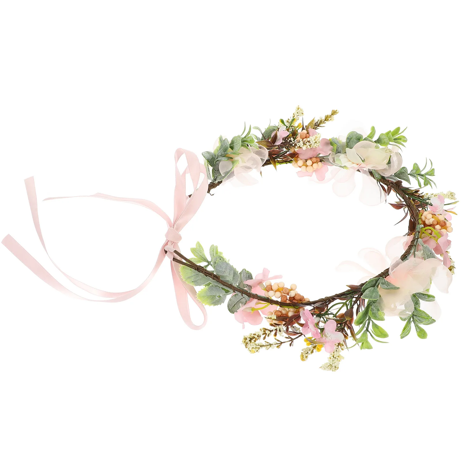 

Wedding Collar Adjustable Ribbon Artificial Flowers Photo Prop Flower Dog Collar Decor Pet Accessory Dog Floral Crown