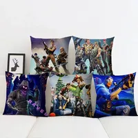 Fortnites Pillowcases Classic Game Colorful Cartoon Cushion Cover Soft Plush Decor Pillow Case Car Hotel Sofa Home Pillow Decar
