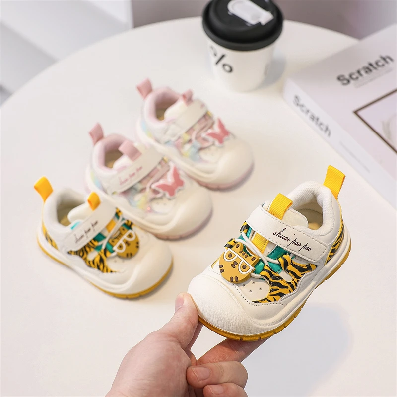

Baby Girls Boys Casual Shoes Spring Autumn Children Sneakers Cartoon Kids Outdoor Shoes Non-slip Soft Sole Infant Toddler Shoes