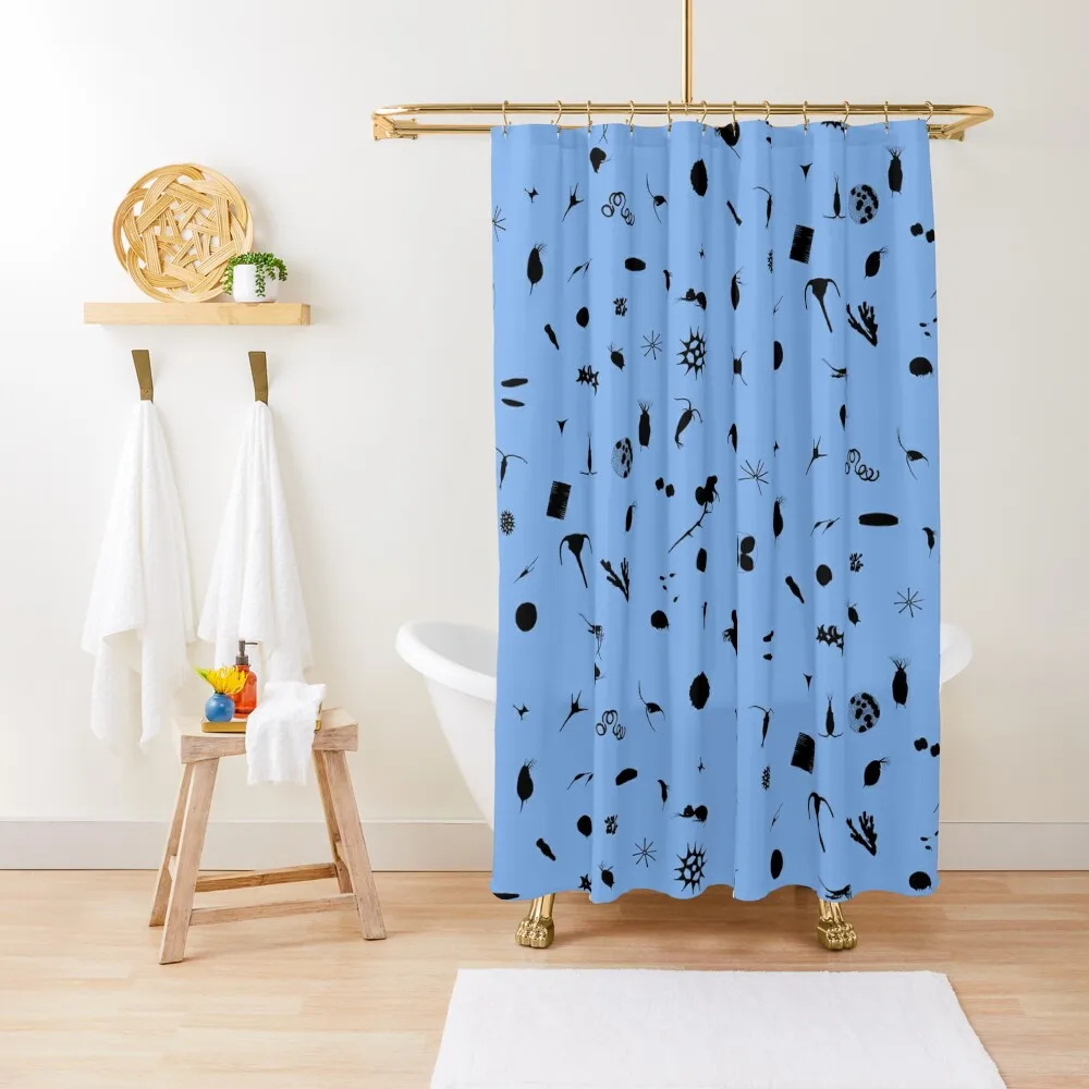 

Plankton Tow Silhouettes Shower Curtain Bathroom Box Shower For Bathroom Set Elegant Bathroom Accessorys Curtain