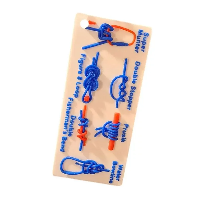 

New Knots Pocket Guide Backpacking Rescue Knot Reference Card for Training Learning Fishing Camping Survival Outdoor Activities