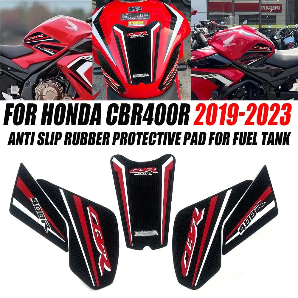 

For Honda CBR400R cbr400r 2019-2023 new Tank Pad Gas Tank Traction Pads Fuel Tank Grips Side Sticker Knee Grips Protectors Decal