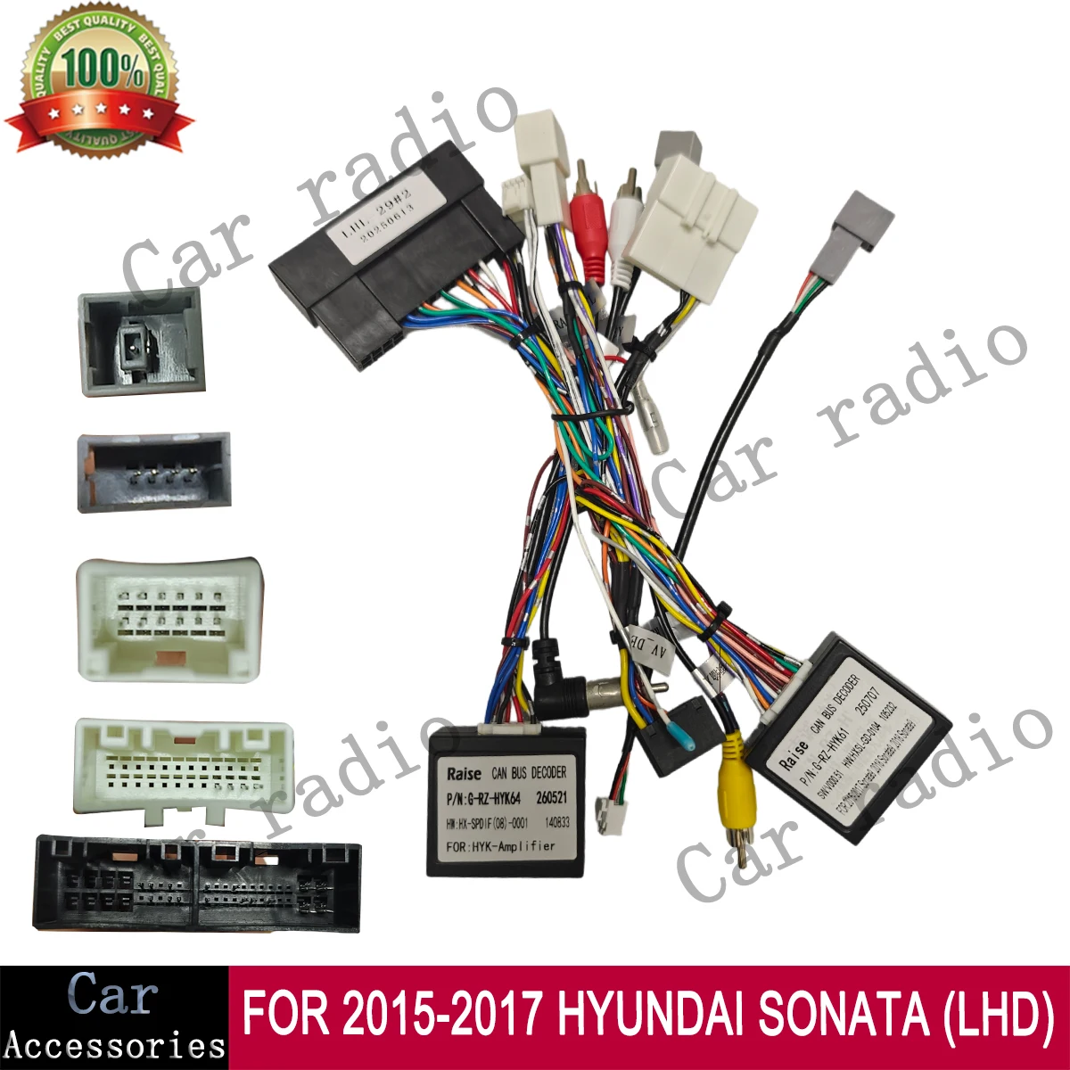 For 2015-2017 HYUNDAI SONATA (LHD) 12.3 Inch Car Radio Android Stereo Frame Player Head Unit Fascia Panel Dash Board Cover