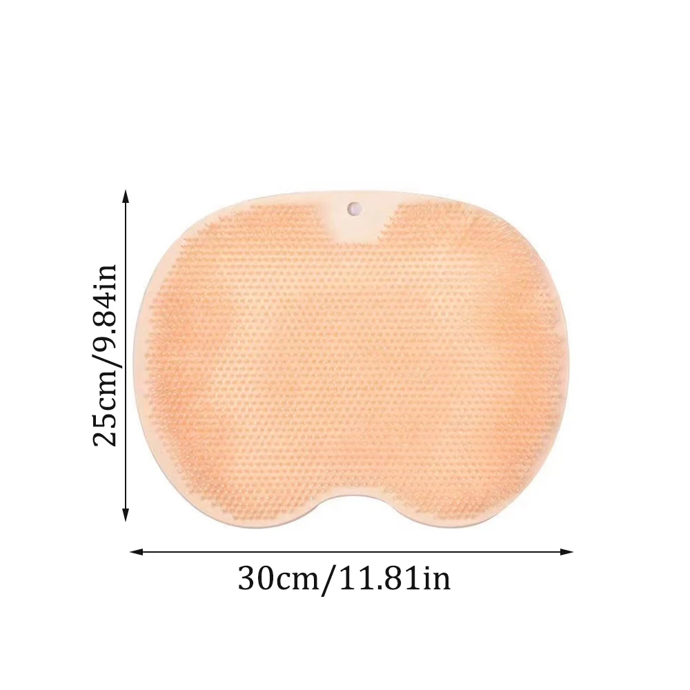 Bathroom Shower Anti Slip Mat, Circular Massage Foot Mat, Back Suction Cup, Foot Scrubber, Back Scrubber, Anti Fall Device