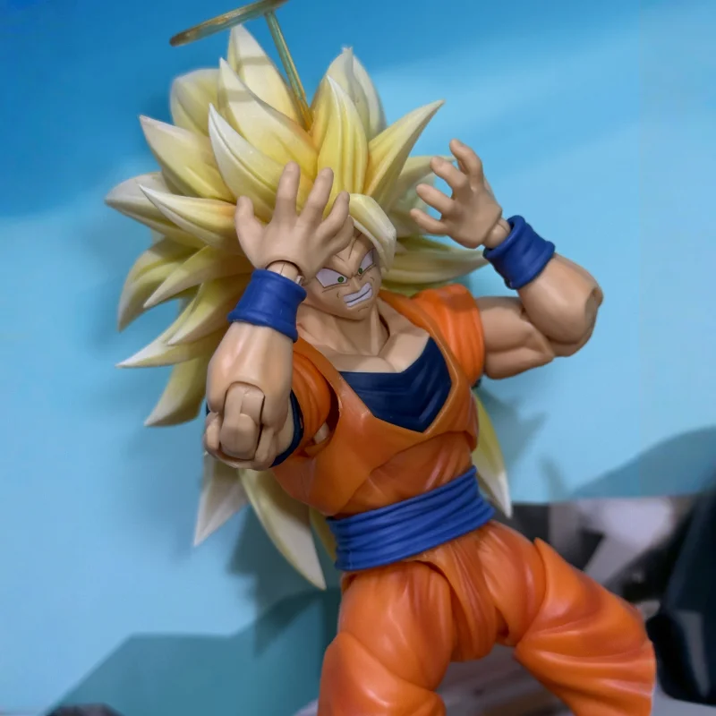 In Stock Beast Deities Kong Studio Dragon Ball SHF Super Saiyan SSJ3 RL001 RL002 Son Goku Anime Action Figure Model Toys
