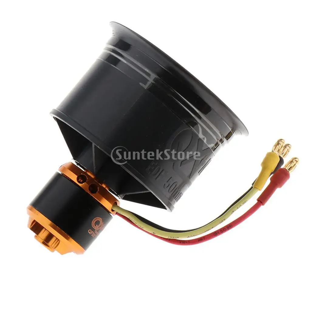 

50mm Ducted Fan QF2611 4600KV High Speed Brushless Motor Plastic EDF Upgrade for Stinger 64 F-