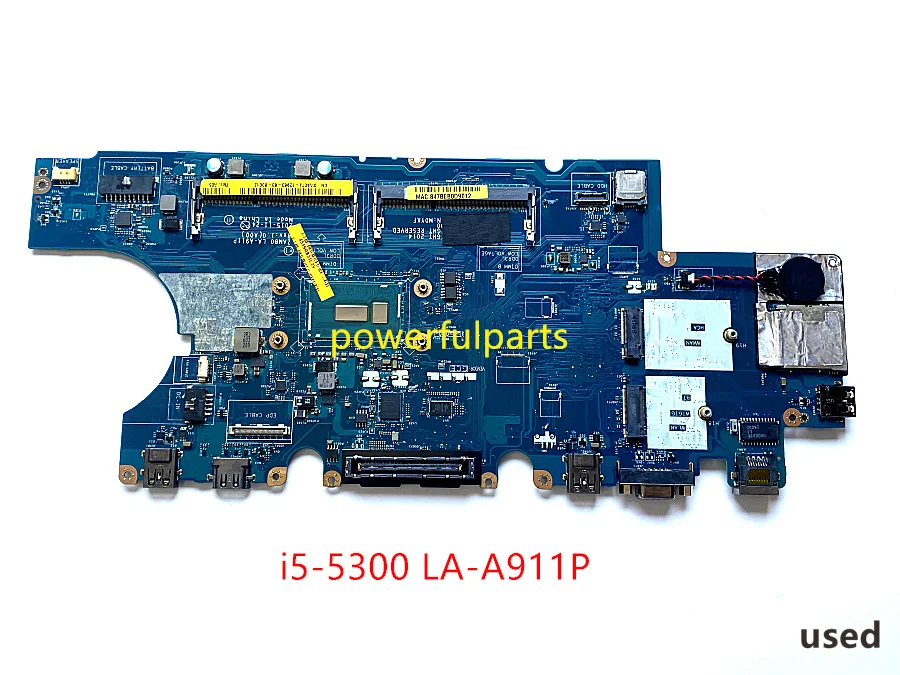 

working good For DELL Latitude E5550 Laptop Motherboard CPU i5-5300 ZAM80 LA-A911P CN-0W4CTJ 0W4CTJ mainboard used tested ok