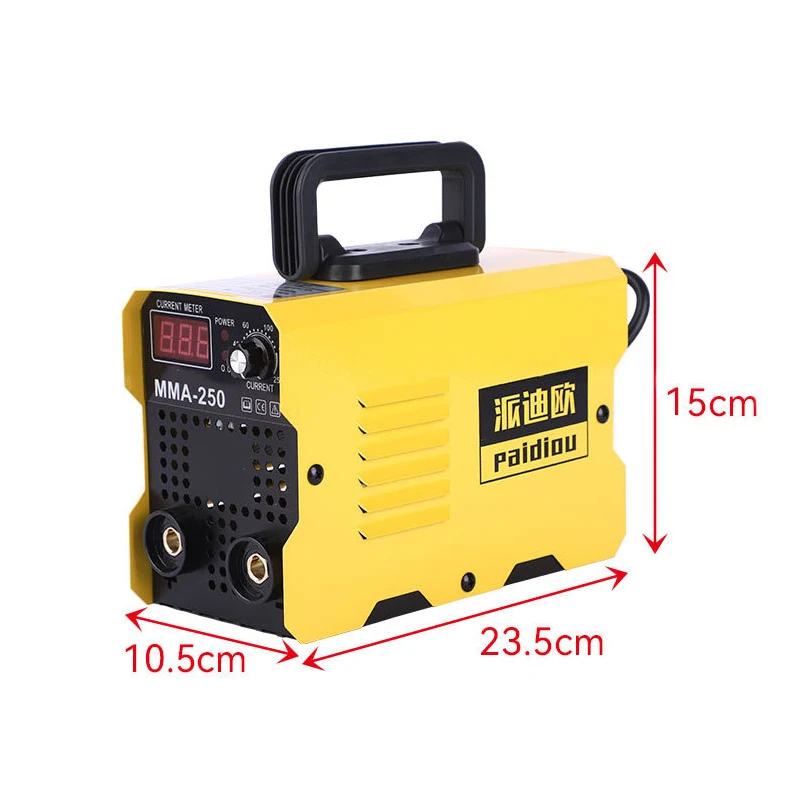 ポータブルアーク溶接機,mma250,250a,全自動,工業用グレード,小型,すべて銅,家庭用,220V DC