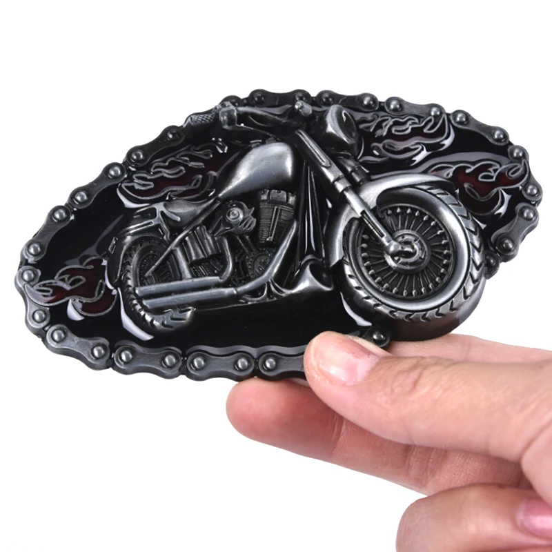 Fashion Men Vintage Motorcycle Modelling Cowboy Alloy Style Belt Buckle