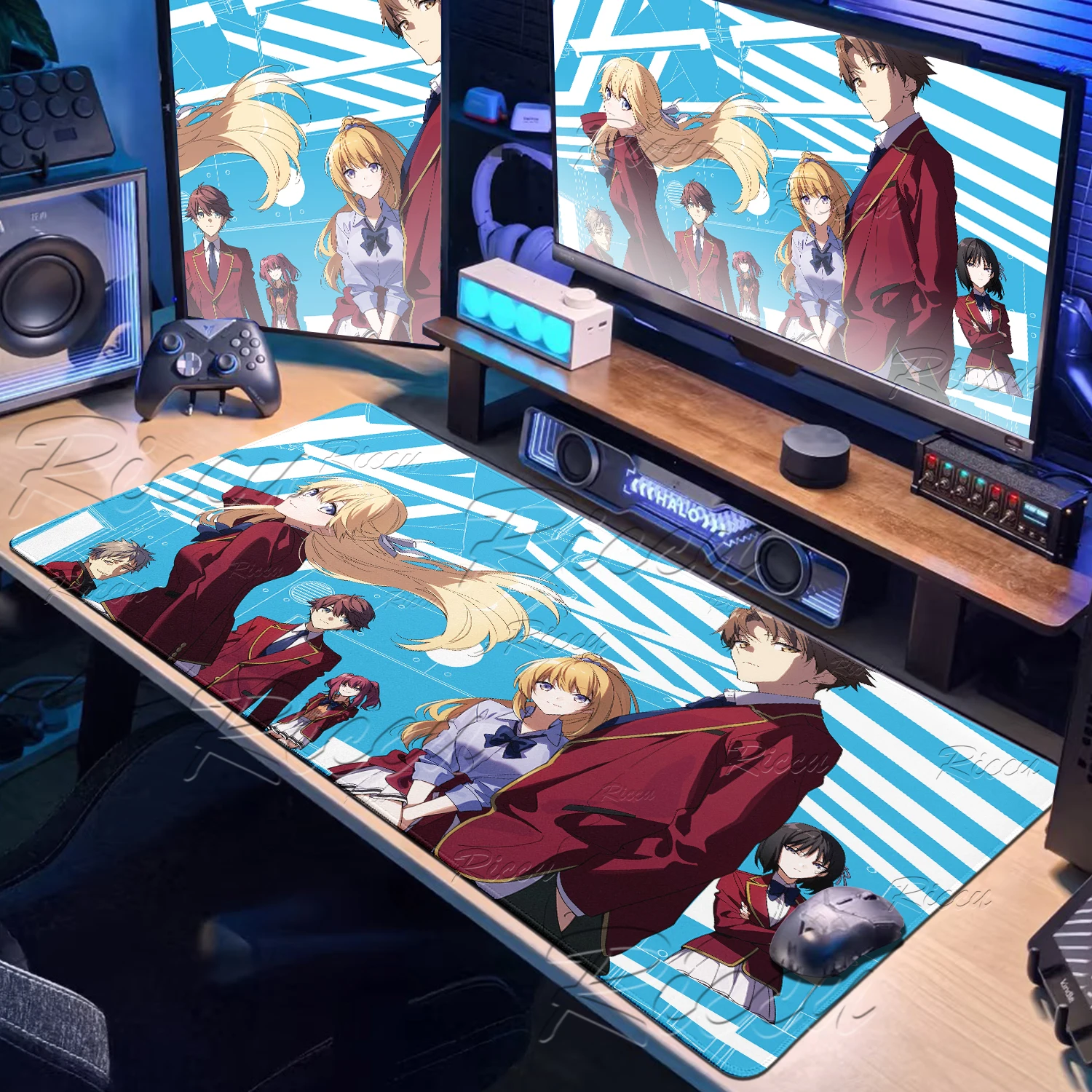 Classroom Of The Elite Pretty Girl Kei Karuizawa Gaming Mouse Mats PC Rubber Notebook HD Printing Professional Keyboard Desk Rug