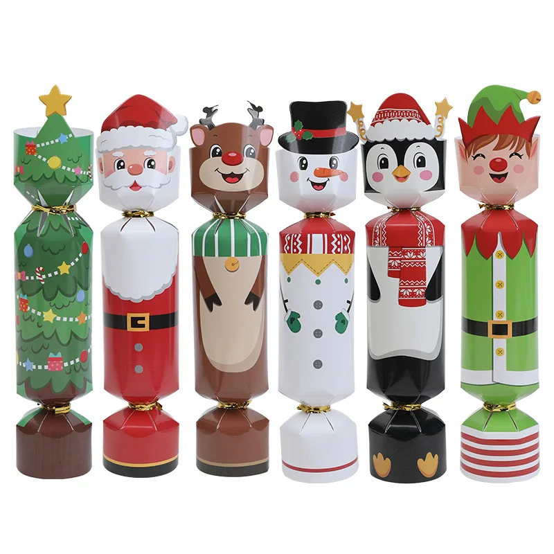 12/24Pcs Weihnachten Candy Box Cartoon Schokolade Geschenk Verpackung Boxen Frohe Weihnachten Party Dekoration Lieferungen Kinder Neue Jahr geschenk – Detail 5