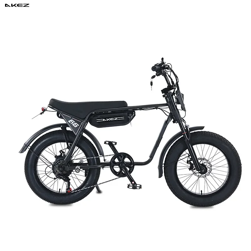 20 Inch Retro Smart Fat Tire Camouflage Mountain Bike Snow Carbon Steel Moped American Version