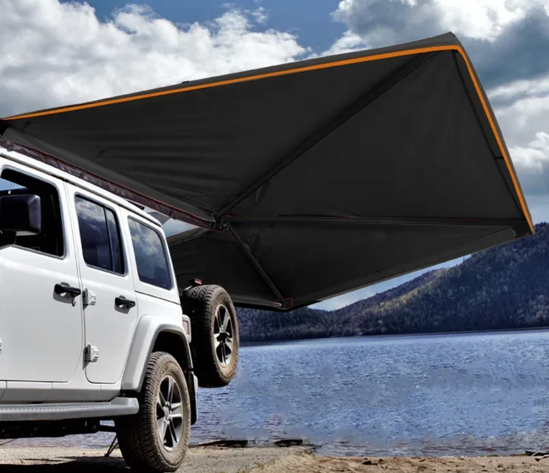 Car Fox Double 270 Degree Awning Tent Legless Canvas Four Seasons One Bedroom and Living Room Outdoor Camping