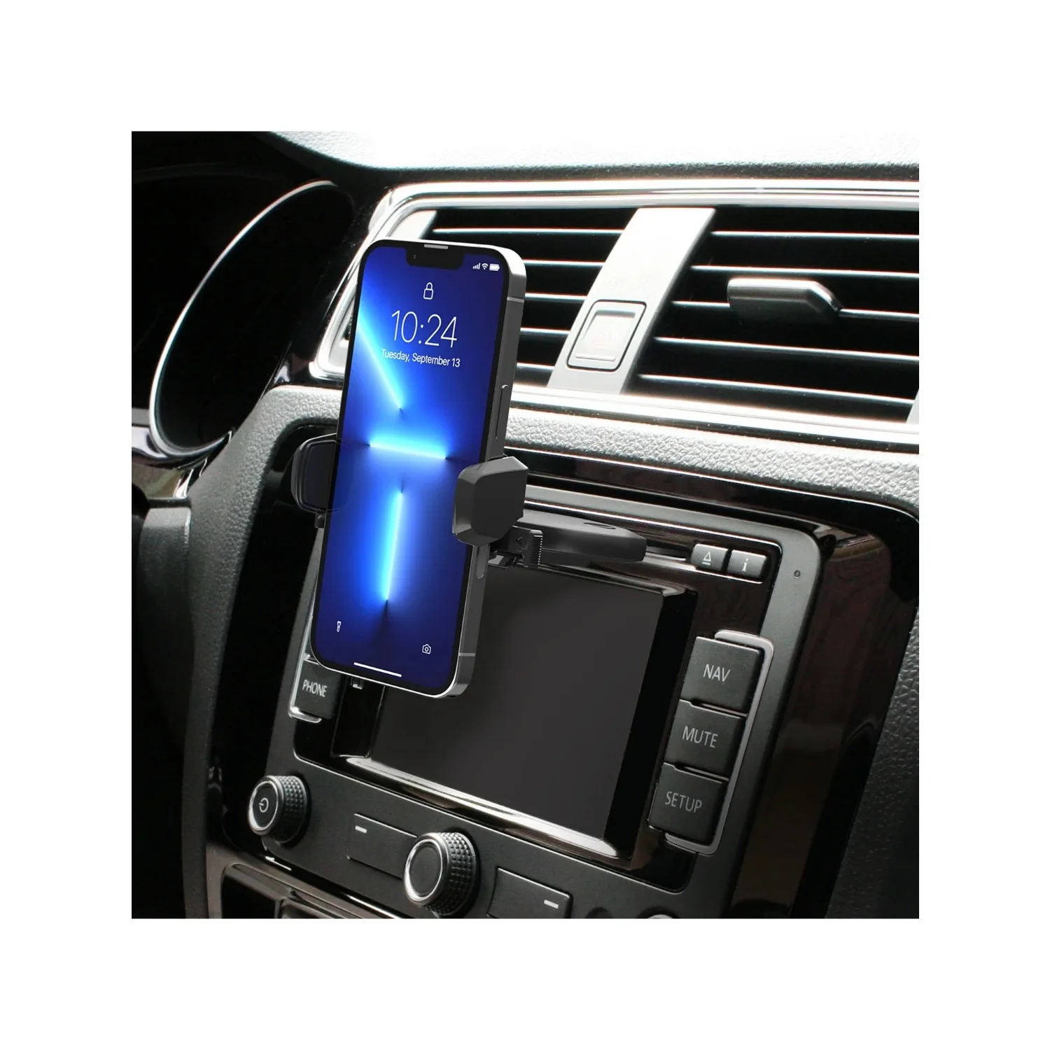 iOttie Easy One Touch Mini CD Slot Mount и держатель для телефона, черный, пластиковый держатель для телефона, автомобильный держатель для телефона, автомобильный держатель для телефона