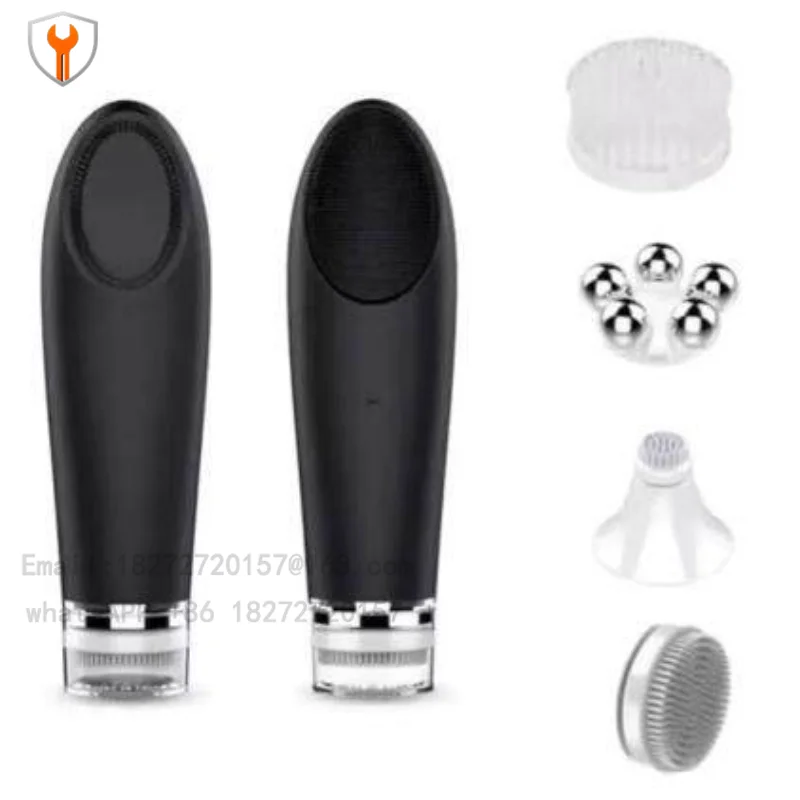 4 In 1 Skin Lifting Device Face Cleanser Silicone Brush Deep Cleaning