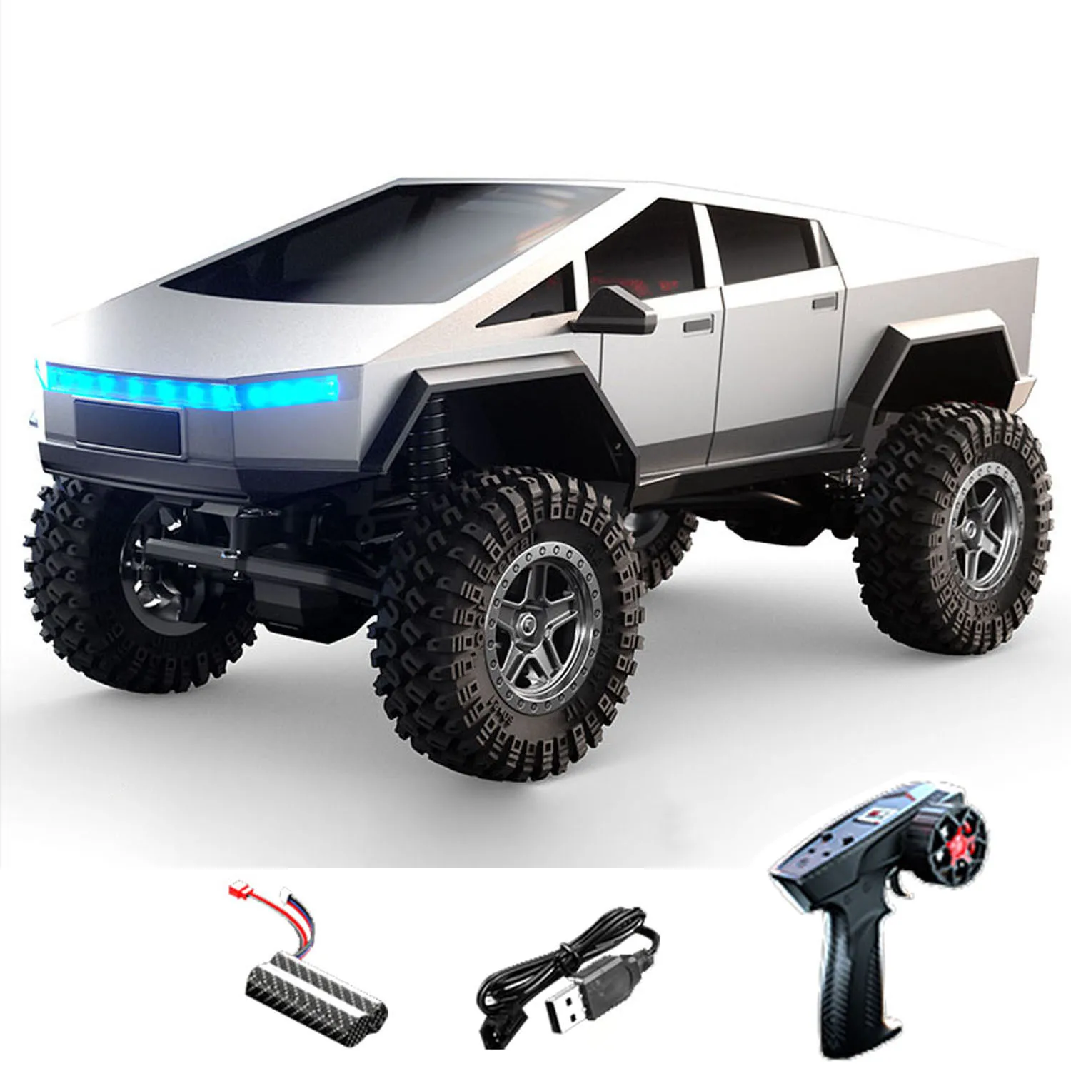 RC Rock Crawler JJRC C8818 1/18 Car 4×4 2.4GHz Remote Control Off Road Vehicles 370 Brushed Motor Ready to Go Battery Light