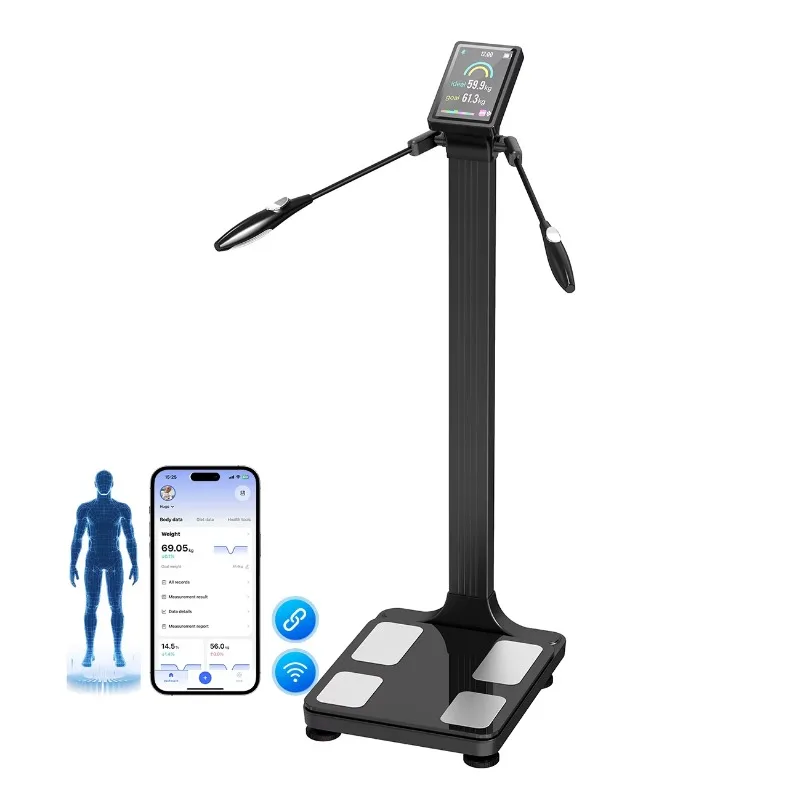 Unique electronic bathroom scale, smart body    , body composition analysis scale, OEM/ODM with app