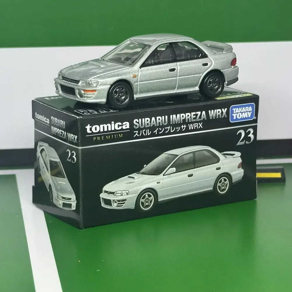 Tomica Premium 23 Subaru Impreza WRX coche de juguete de aleación vehículo de Motor modelo de Metal fundido a presión juguetes de regalo de Navidad para niños