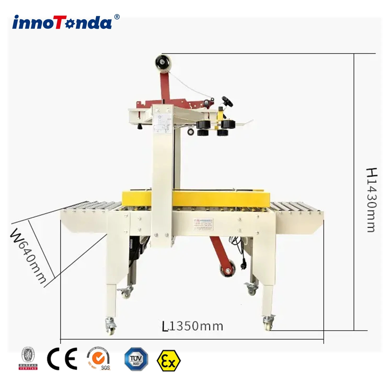 

Semi Automatic box sealing machine carton sealer